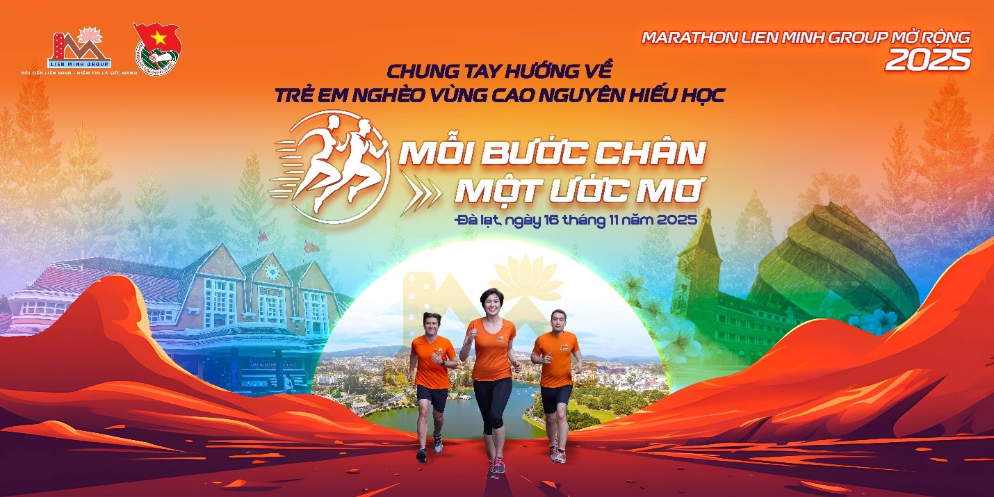 “Liên Minh Marathon Mở Rộng 2025”: Mỗi bước chân – Một ước mơ hướng về trẻ em vùng cao