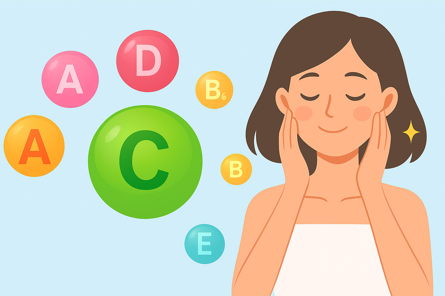 5 loại vitamin giúp da sáng khỏe, chống lão hóa từ bên trong