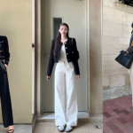 Mix áo tweed công sở trẻ trung, dễ áp dụng