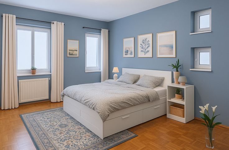 4 gam màu “dễ chịu” cho không gian phòng ngủ