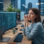 Làm việc nhiều với máy tính, có nên nhỏ thuốc mắt hằng ngày?