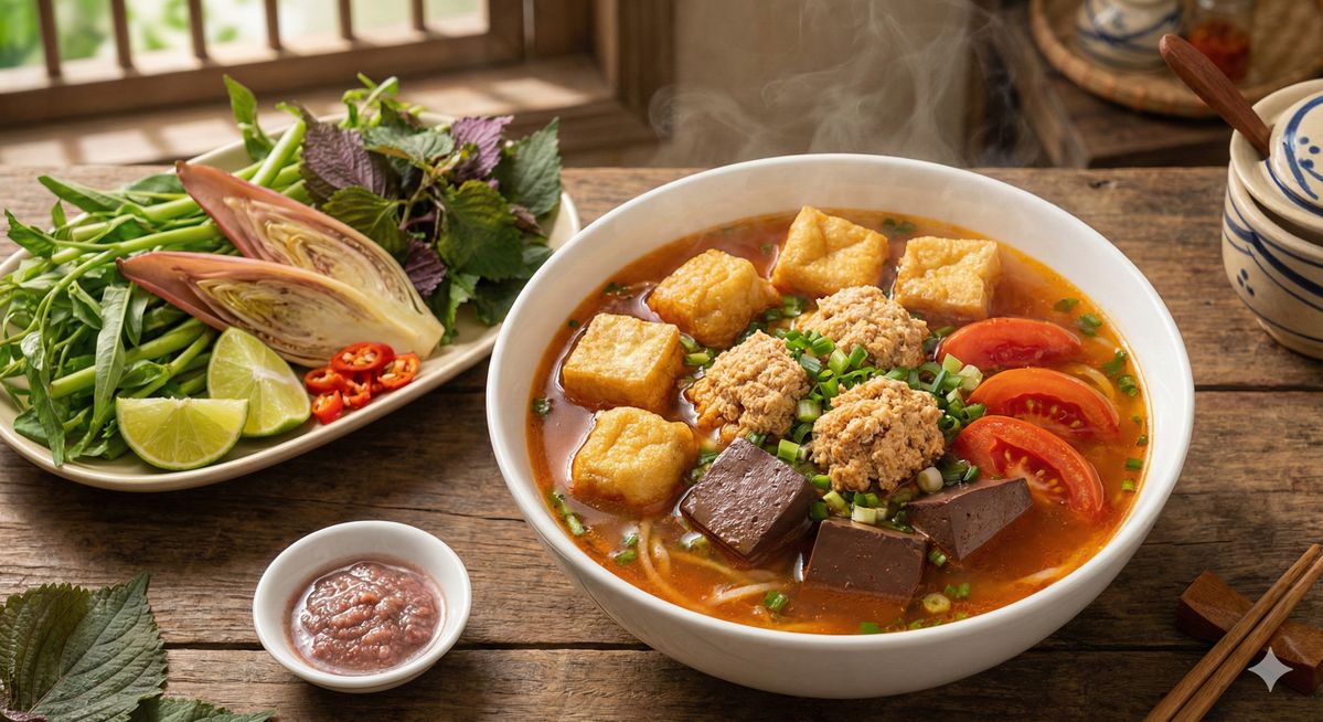 Muốn bún riêu cua ngon chuẩn vị? Đừng bỏ qua những bước này