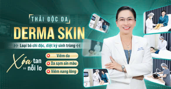 Detox thải độc da Derma Skin – Giải pháp chuyên sâu điều trị viêm nang lông, dày sừng nang lông được bác sĩ da liễu khuyên dùng