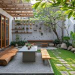 Gợi ý cách bố trí sân vườn đẹp: Hài hòa cảnh quan và phong thủy cho biệt thự xanh