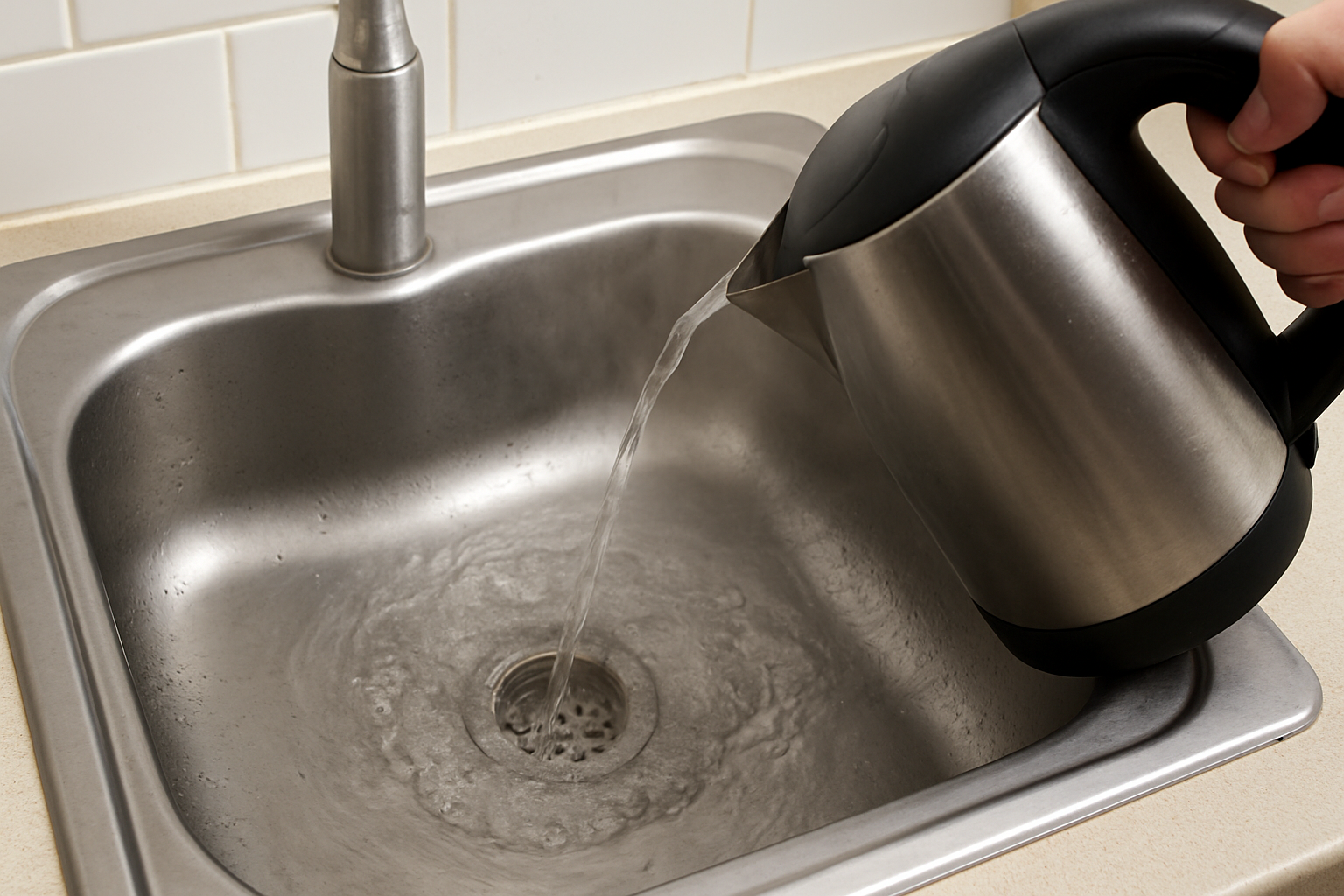 Vì sao không nên đổ nước sôi xuống cống dù chỉ một lần?