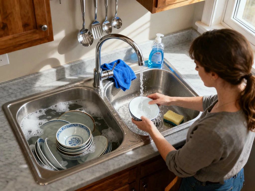 Sai lầm nhiều người mắc phải khi rửa bát ngay sau bữa ăn